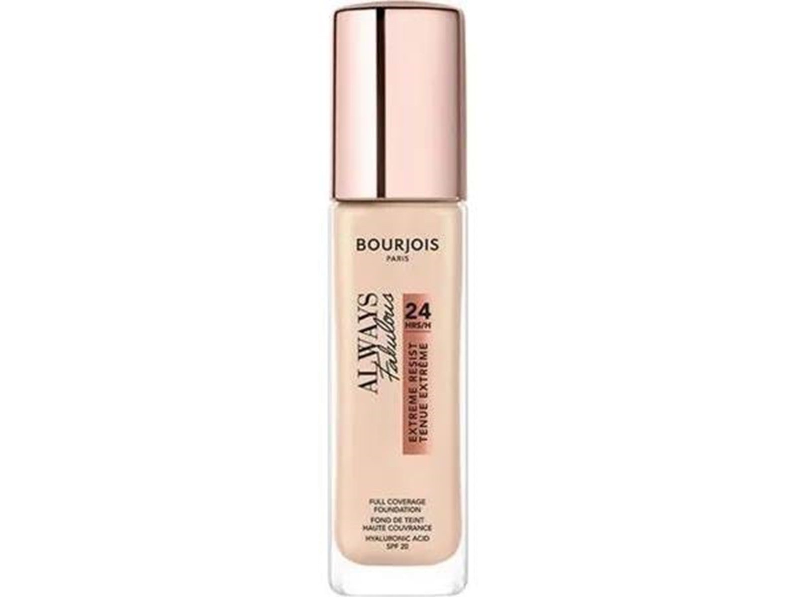 Bourjois Always fabulous 24hrs foundation SPF20  - No. 105 Natural Ivory Bourjois Always fabulous 24hrs foundation SPF20  - No. 105 Natural Ivory